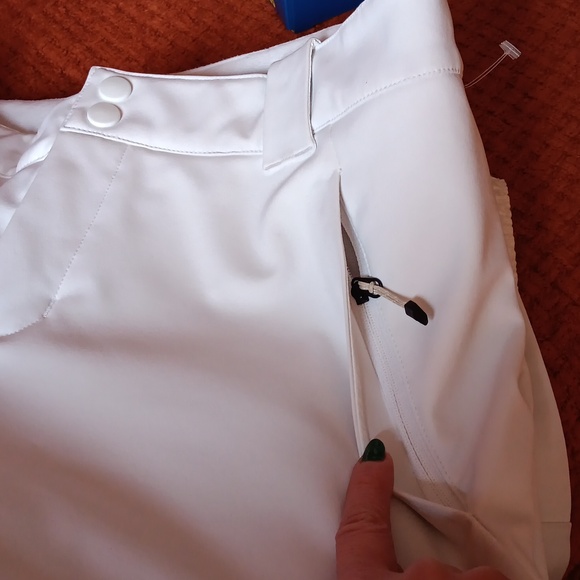 Marmot Women’s Insulated White Kate Ski Pants - Picture 9 of 11